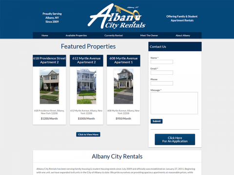 Albany City Rentals